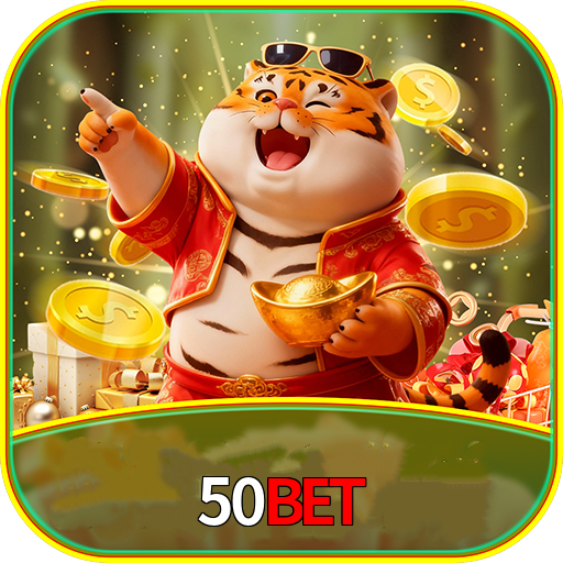 Imagem promocional da 50Bet mostrando a plataforma e suas vantagens